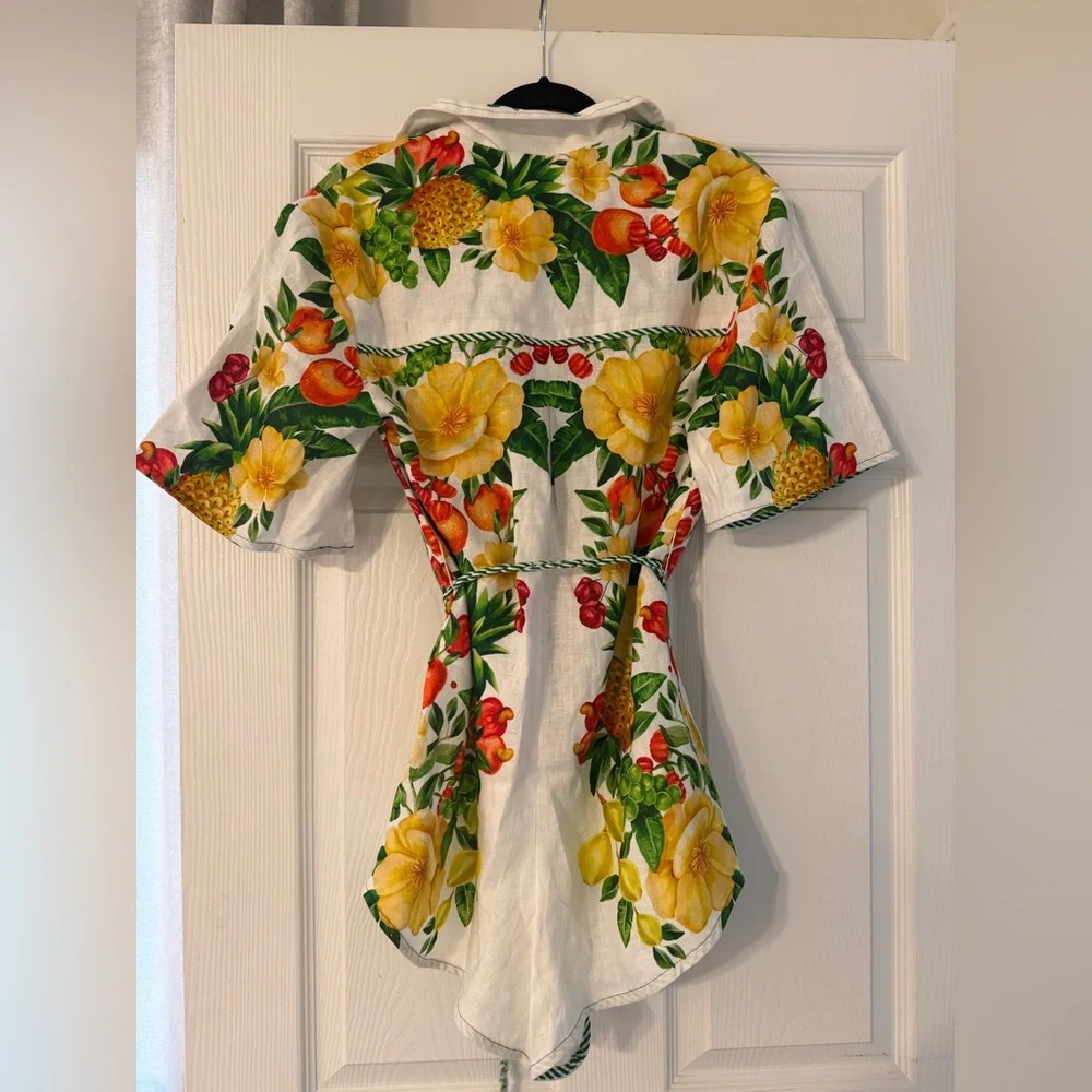 Farm Rio Linen Romper - Picture 6 of 7